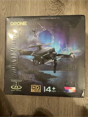DMES S80 Ready to Fly Folding Drone w/ HD Camera, Dual Lens, Headless Mode RC